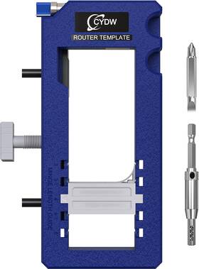 Cydw 445011954981 Door Hinge Jig Router Template Mortiser Installati