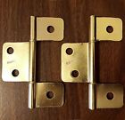 D833s Lawrence Hinges Satin Brass Finish With Screws Usa New