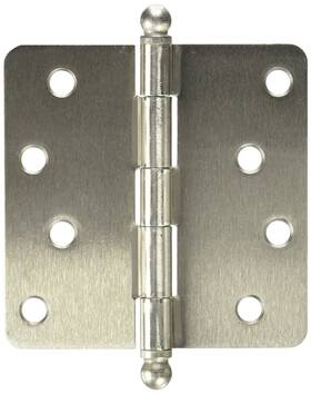 Deltana 760923485574 Sq Hinge Antique Nickel 4 Inch X4 X5/8
