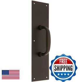 B004ffgaq4 Deltana Pph55u10b 3 1/2-inch X 15 -inch Push Plate Handle