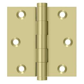 Dsb33-unl Deltana 3 Inch X Square Hinge Unlacquered Bright Brass Finish