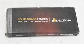 Dsb4r53-unl-rz Deltana Solid Brass Hinges 5/8 Inch Radius Corners Sb Hinge 4 X