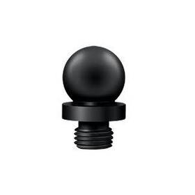 Dsbt19 Deltana Dsbt Decorative Solid Brass Ball Tip Finial - Black Dsbt19 Deltana Dsbt Decorative Solid Brass Ball Tip Finial - Black