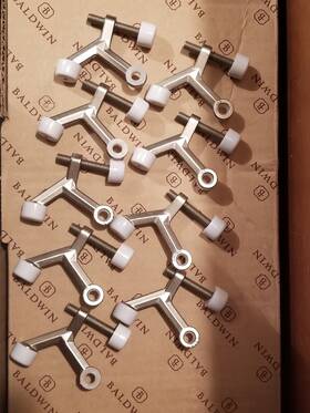 Hp70us15 Deltana Hp70 Us15 Hinge Pin Stop For Steel Hinges - Satin Nickel