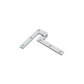 Ph40u26 Deltana Bright Chrome Pivot Hinge Holes Per Leaf 3