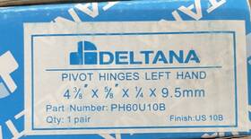 Ph60u10b Deltana 4-3/8 Inch X 5/8 1-7/8 Hinge Pair - Oil Rubbed Bronze Read
