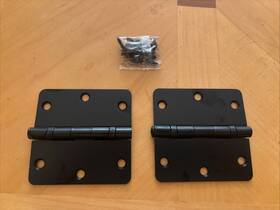 S35r4bb10b Deltana 3.5 Inch X Ball Bearing 1/4 Radius Corners Hinge - Pair
