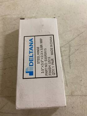 S35r5n15 Deltana Satin Nickel Radius Hinge