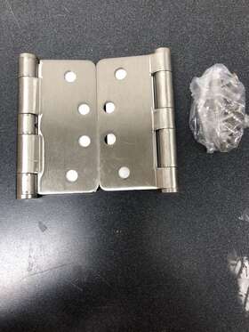 S44r4hdn15 Deltana 4x4 Plain Bearing Hinge - Pair Satin Nickel