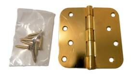 S44r5bk3 Deltana S44r5bk3/4 4 Inch X 5/8 Radius Hinge - Set Of 1 Door And 8 Screws
