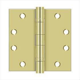 S45bbu5 Deltana S45bbu Commercial 4.5 Inch X Square Corner Ball Bearing - Brass