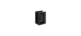 Sdpa325-19 Deltana Pocket Door Lock-passage Matte Black