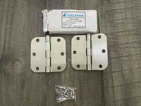 Ss35r515 Deltana 1 Pair Door Hinge Brushed Nickel 3-1/2 Inch X 5/8 Radius By