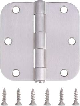 Sd-h1sn10 Dependable Direct 18 Pack Residential And Commercial Door Hinges 3.5 Inch Satin Nickel Finish Rev
