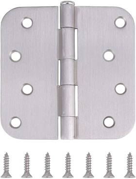 Sd-j1sn10 Dependable Direct 18 Pack Residential And Commercial Door Hinges 4 Inch Satin Nickel Finish Rever