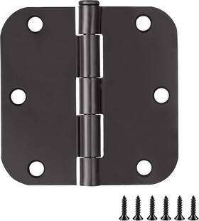 Design House 044321013899 Interior Door Hinges 3.5 Inch X Rounded 5/8- Radius S