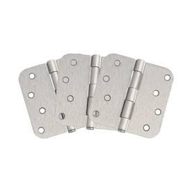 188458-sn Design House 044321025649 8-hole 4-inch X 5/8-inch Round Interior Radius Door Hinge Sa