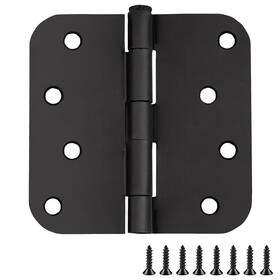 Design House 044321189556 Door Hinges For Interior Doors 6-pack 4-inch X Rounded 5/8-inch Radi