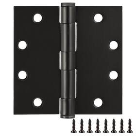 Design House 044321189587 Door Hinges For Interior Doors 6-pack 4.5-inch X Square Steel