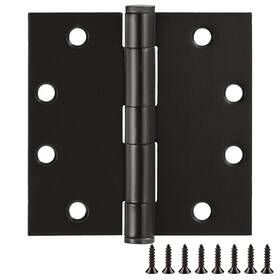 Design House 044321189853 Door Hinges For Interior Doors 12-pack 4.5-inch X Square Steel Doo