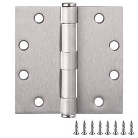 Design House 044321189884 Door Hinges For Interior Doors 12-pack 4.5-inch X Square Steel Doo