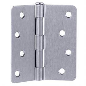 184499 Design House 4 Inch X Butt 5/8 Radius Corner Surface Mount - Chrome