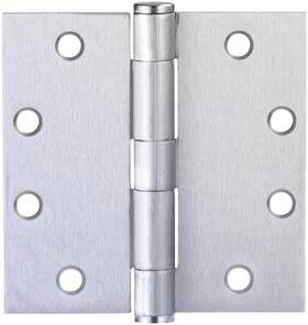 184515 Design House 4-1/2 Inch X Butt Square Corner Surface - Chrome