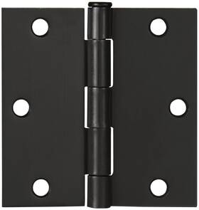 185967 Design House 3-1/2 Inch X Butt Square Corner Surface - Bronze