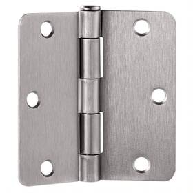 186064 Design House 3-1/2 Inch X Butt 1/4 Radius Corner - Nickel