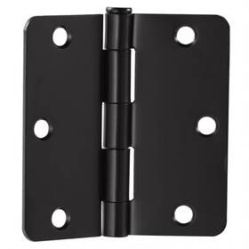 188391 Design House 3-1/2 Inch X Butt 1/4 Radius Corner - Black