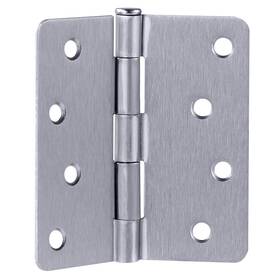 189415 Design House 4 Inch X Butt 1/4 Radius Corner Surface Mount - Chrome
