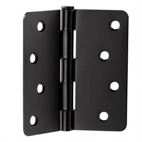 189464 Design House 4 Inch X Butt 1/4 Radius Corner Surface Mount - Black