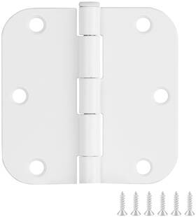 189605 Design House 3-1/2 Inch X Plain Bearing 5/8 Radius - White