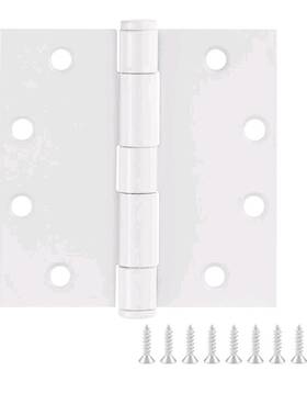 189613 Design House Door Hinges For Interior Doors 6-pack 4.5-inch X Square Steel