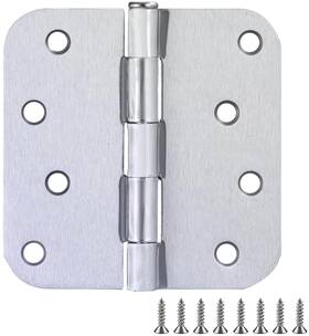 189738 Design House 4 Inch X Plain Bearing 5/8 Radius Corner - Chrome