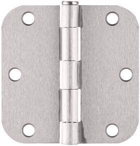 191122 Design House 3-1/2 Inch X Butt 5/8 Radius Corner - Nickel