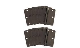 Design House 445001990951 3-1/2 Inch X 1/4 Radius Oil Rubbed Bronze Door Hinge Value Pack 10 Per