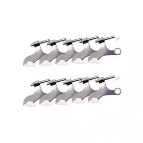 Design House 445021337316 Satin Nickel Hinge Pin Door Stop For Hollow Core Doors Value Pack 10 Per