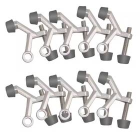 Design House 726084475069 Satin Nickel Standard Hinge Pin Door Stop 10-pack