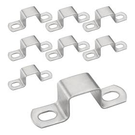 41612-uscb20-8 Dghaop 8pcs 20mm U Shaped Connector Bracket For Bar Holder Strut Channel Door Closed