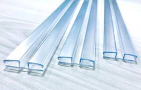2025991 Distinctandunique Clear Pvc Piano Style Living Hinge For 1/4 6mm Material No Sc