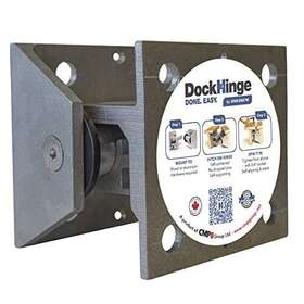 Dock Edge 776113103814 Hinge System Aluminum Size 3/8 Inch