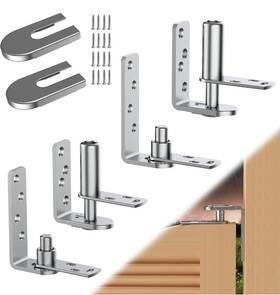 Dolenor 445008766757 2 Pack Cafe Door Hinges And Swinging Hinge Self Closing Stainless Steel New