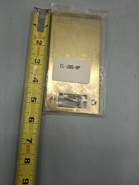 El-205-bp Don Jo Extended Fill Lip Strike 605/us3 Bright Brass Plated New Sealed