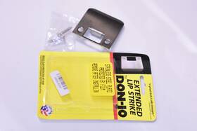 El-102-630 Don-jo Manufacturing Extended Lip Strike Satin Stainless Steel