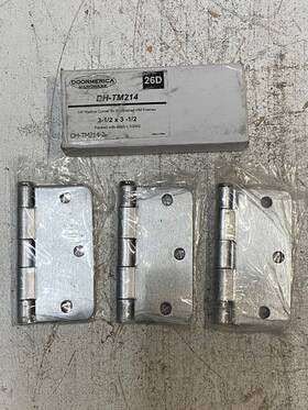 Dh-tm214 Doormerica 3 Qty Of Hardware Door Hinges 3-1/2 X In Quantity