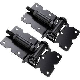 Dreamxiang 770887337918 Self Closing Gate Hinges Adjustable Heavy Duty Hardware 90 Degree