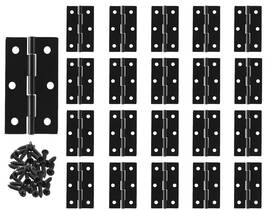 Drenis 760689774813 2 Inch Stainless Steel Door Hinges 20 Pack Black Folding For Home