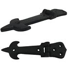 Ds-113 Antique Hardware Depot Fleur Head Wrought Iron Reproduction Door Hinge