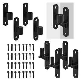 Xya0004-b Dtructiew 4 Pack 304 Stainless Steel Gate Hinges - Heavy Duty 600lb Capacity 5/8 Inch Non-